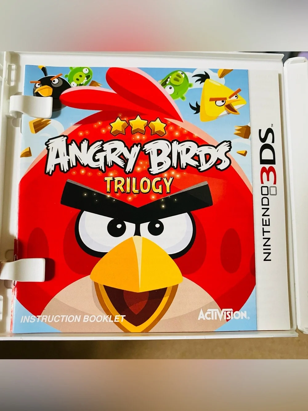 Nintendo Angry Birds Trilogy EUC includes box, game, pamphlet